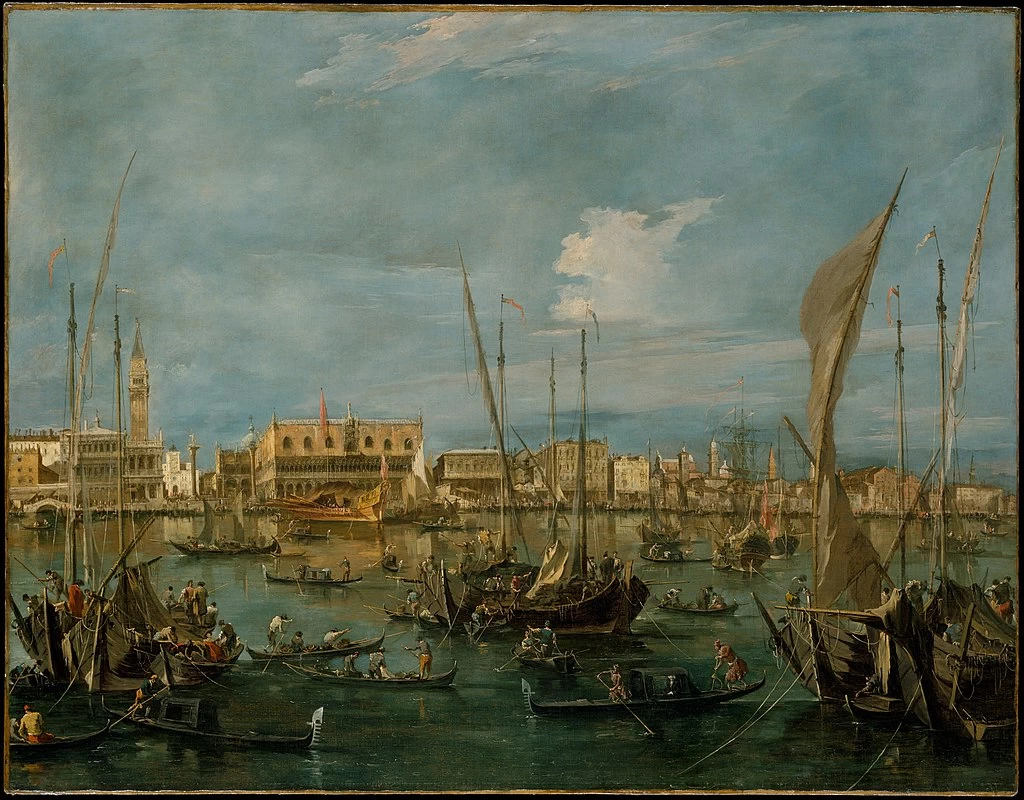 Il Molo e la Riva degli Schiavoni dal Bacino di San Marco - Metropolitan Museum of Art, New York